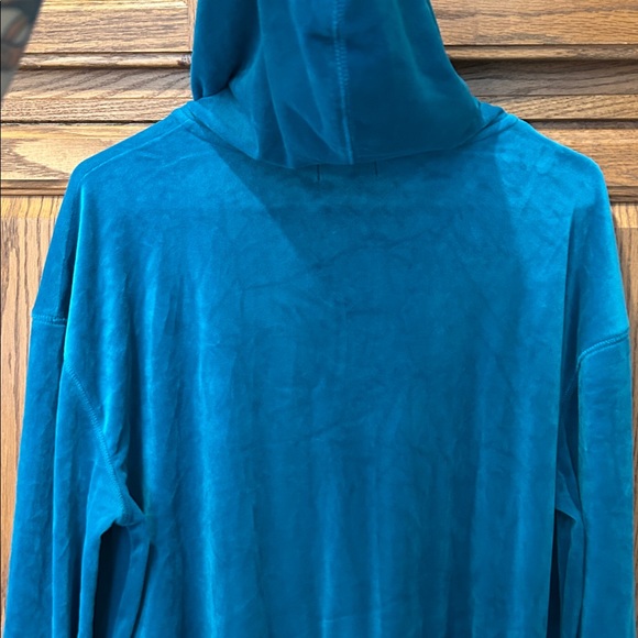 Juicy Couture Teal Velour Hoodie Jumpsuit - Picture 9 of 10